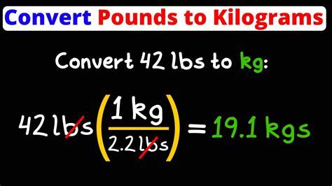 Converting Kg To Lbs Formula Converting Kg To Lbs Formula