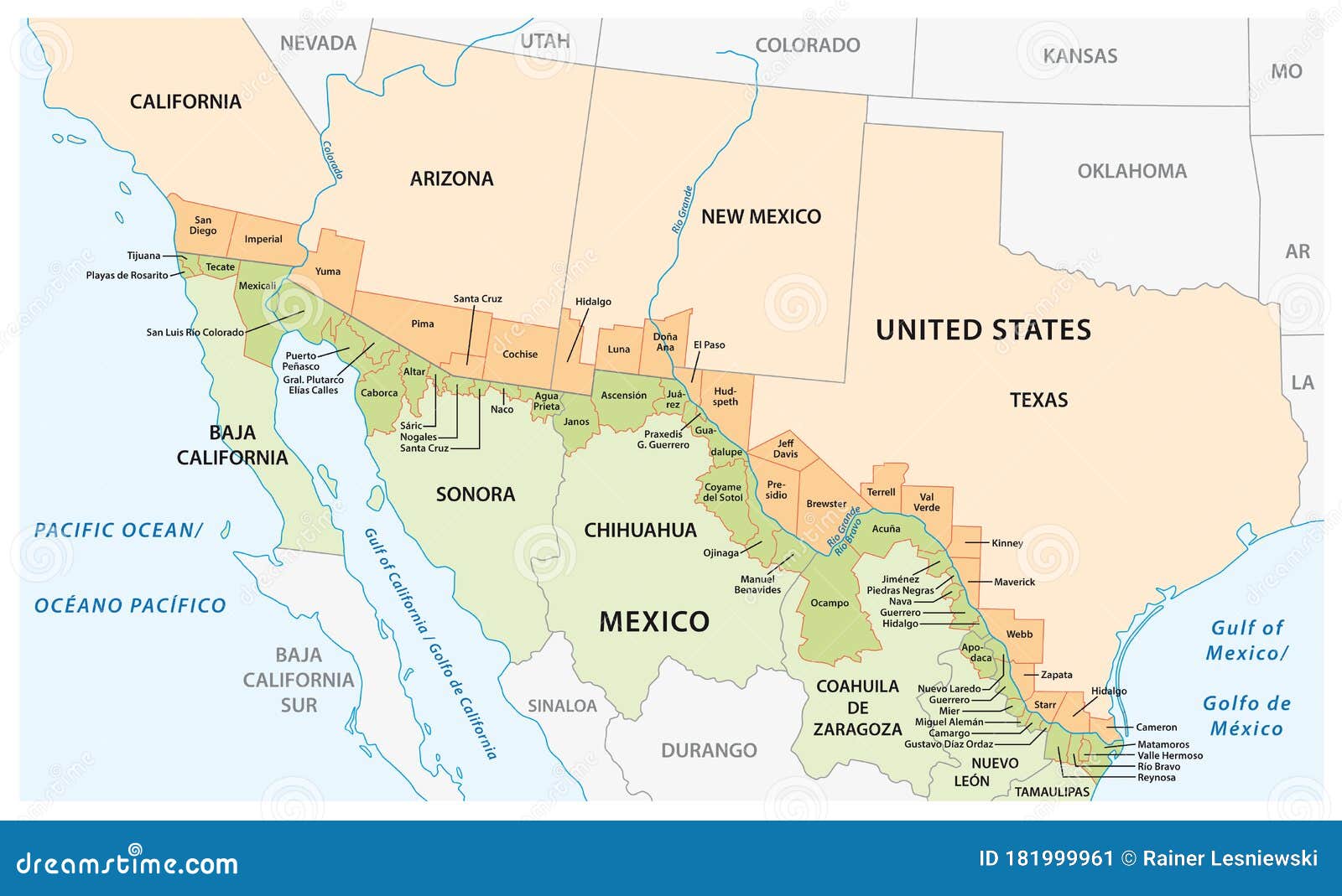 Mexico United States Border