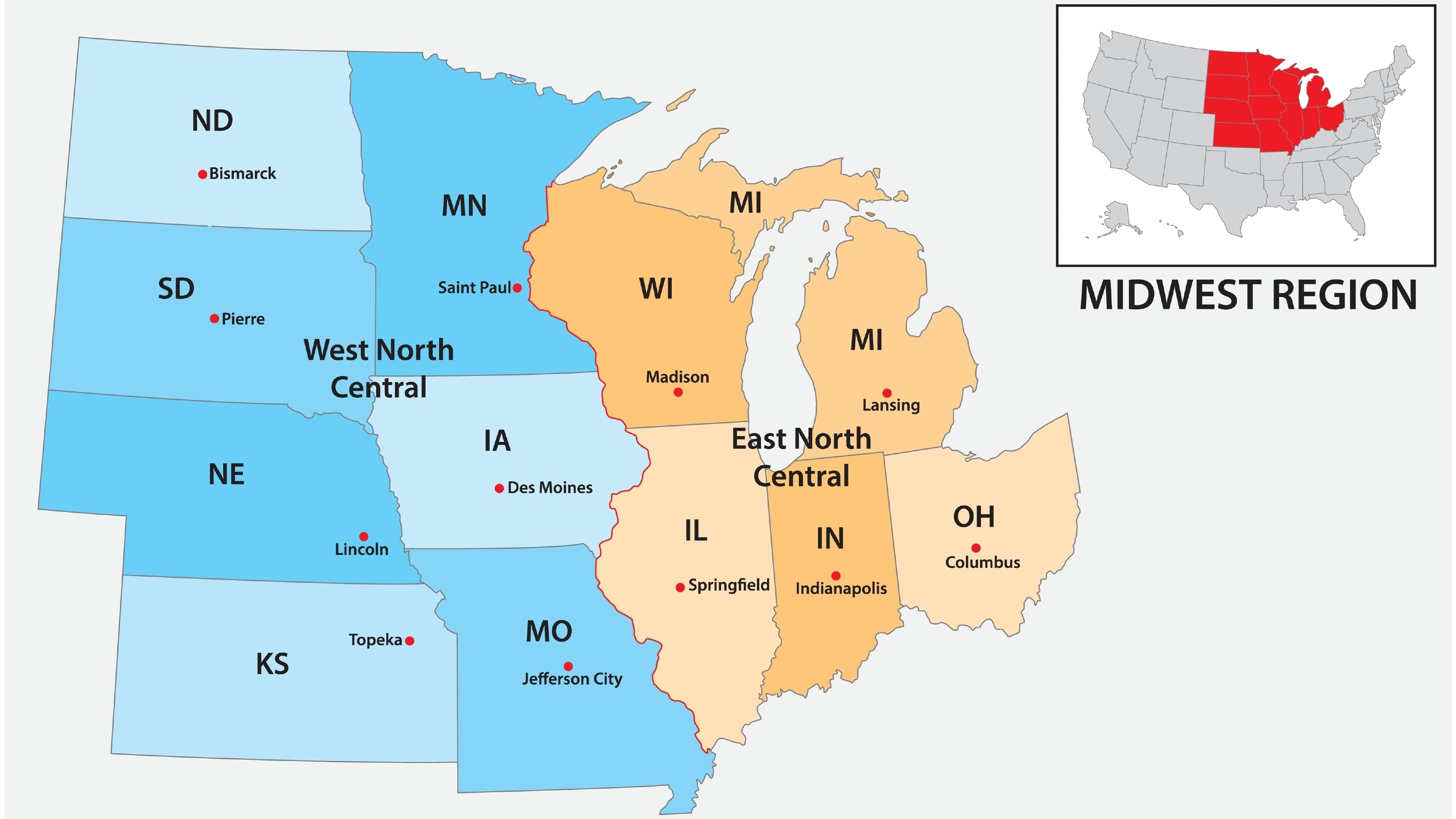 Midwest States Guide: Regional Overview Midwest States Guide: Regional Overview
