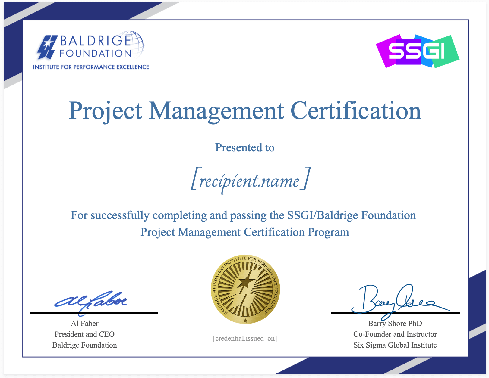 Online Project Management Certification