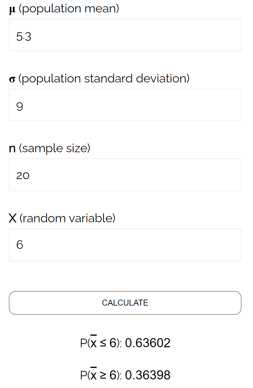 Sampling Distribution Of The Mean Sampling Distribution Of The Mean