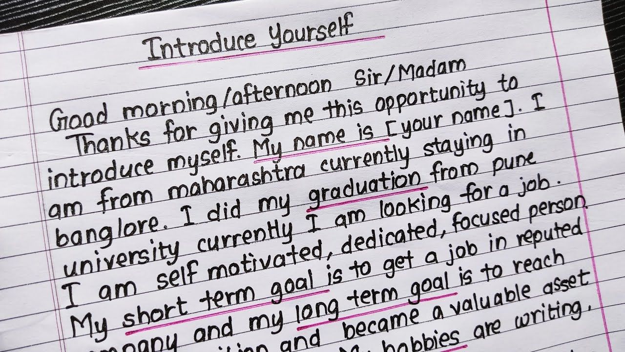 Tell Me About Yourself: Ace Your Introduction