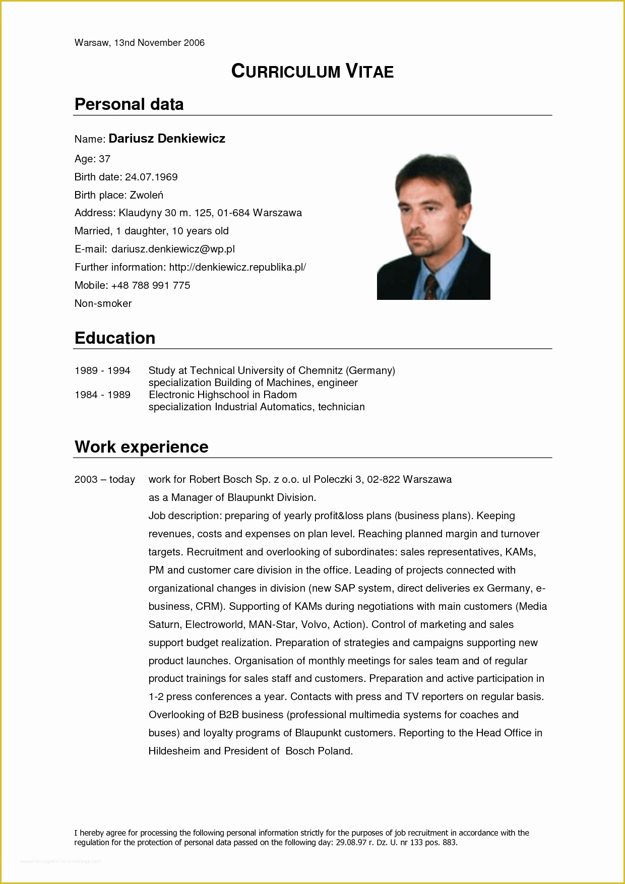 What Is A Curriculum Vitae? Cv Template Inside